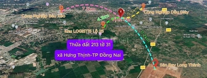Bán lô đất đẹp ở Hưng Thịnh, Đồng Nai gần 1500m2 chỉ hơn 2 tỷ đồng