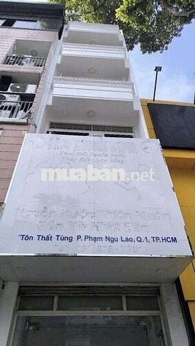 Nhà mặt tiền Tôn Thất Tùng P.Phạm Ngữ Lão Q.1 – 155m2 – 43 triệu/tháng