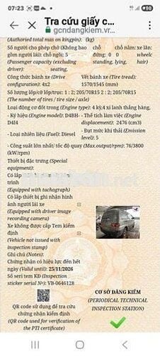 Hyundai Starex 2006 Bạc Xe tải van