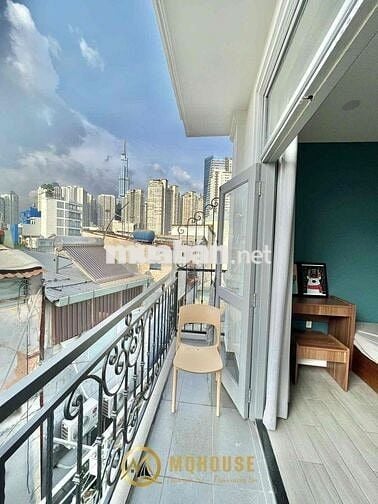 Balcony 1PN_Thang Máy_Full Nội Thất_Phạm Viết Chánh_P19_Khu Phố Nhật