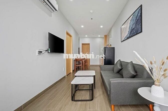 Cho thuê căn hộ 1 phòng ngủ mới keng- Hồ Bơi- gần Biển Mân Thái