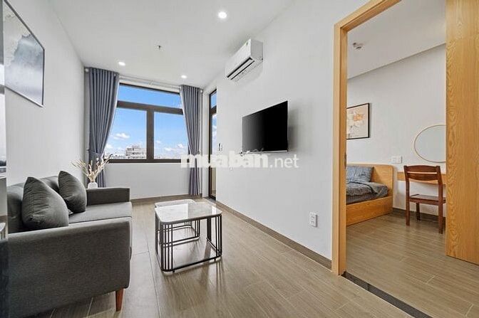 Cho thuê căn hộ 1 phòng ngủ mới keng- Hồ Bơi- gần Biển Mân Thái