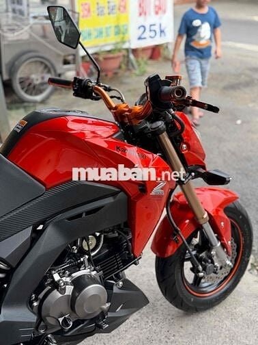 Kawasaki Z125 2016 Đỏ 10000 KM Biển SG Xe keng zin