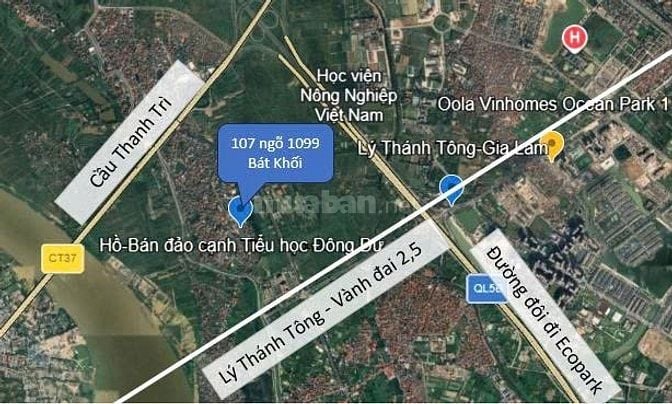 ĐẤT VEN HỒ 2 MẶT TIỀN 220m² - NGANG 8M, VỊ TRÍ ĐẸP ĐÔNG DƯ - GIA LÂM