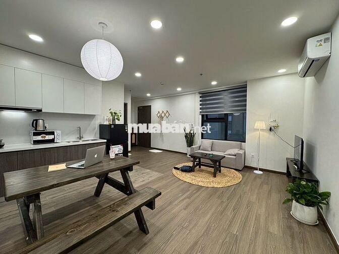 Cho thuê căn hộ 1PN, có hồ bơi, ban công, mới xây xong