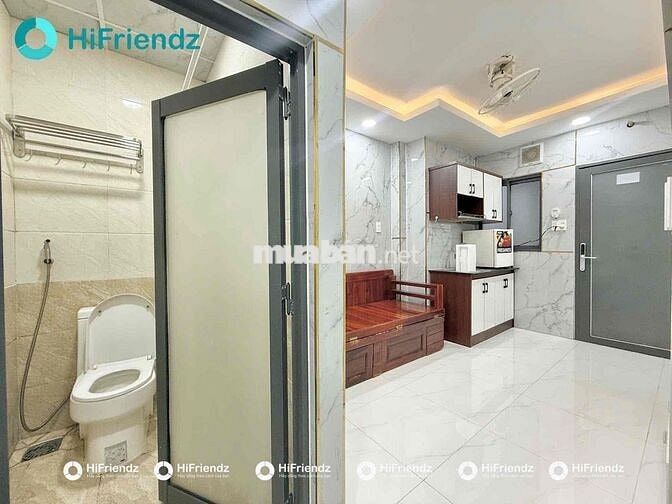 Cho thuê phòng studio - studio 1 phòng ngủ tách bếp gần Hub, Spkt