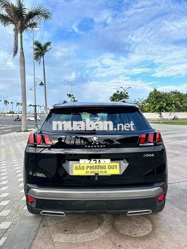 Peugeot 3008 Bản full 2018 68000 km Đen
