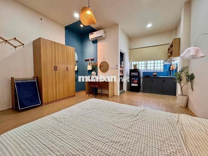 🥔NEW VINTAGE STUDIO 38m2 FULL NỘI THẤT MỚI 100% GẦN CV TAO ĐÀN CV 23/9