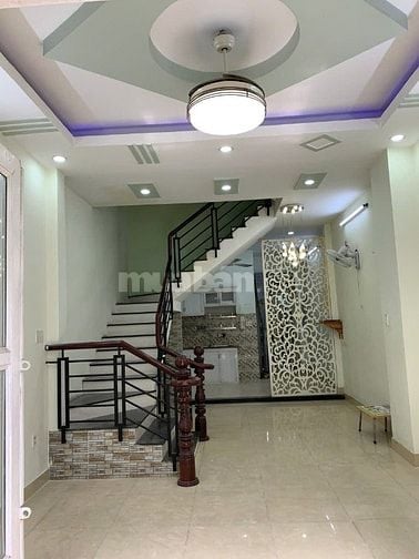 Cho thuê nhà hẻm xe hơi Phạm Ngũ Lão, Gò Vấp, 4x15m, 3 lầu, 5 PN