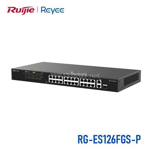 Switch Unmanaged 26 Port Ruijie Reyee RG-ES126FGS-P