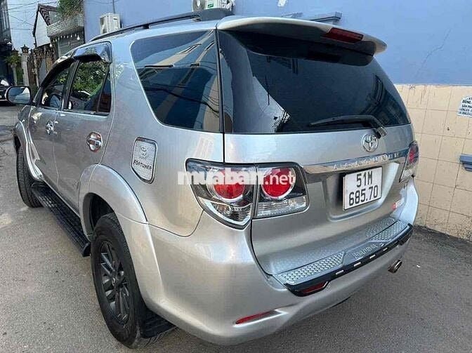 Toyota Fortuner 2015 Bạc Tự động 7 chỗ