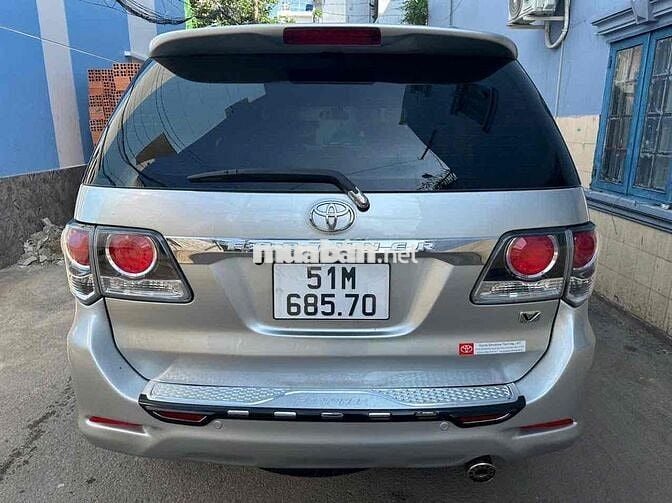 Toyota Fortuner 2015 Bạc Tự động 7 chỗ