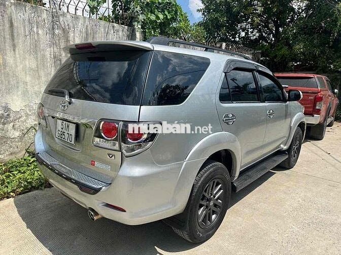 Toyota Fortuner 2015 Bạc Tự động 7 chỗ