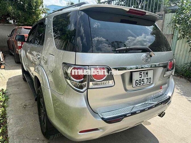 Toyota Fortuner 2015 Bạc Tự động 7 chỗ