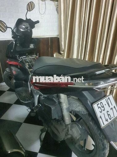 Honda Air Blade Thái Đen đỏ