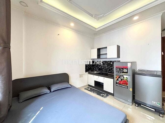 🔥Căn Hộ Studio Full Nội Thất Đón Nắng Thang Máy Gần Chợ Tân Định
