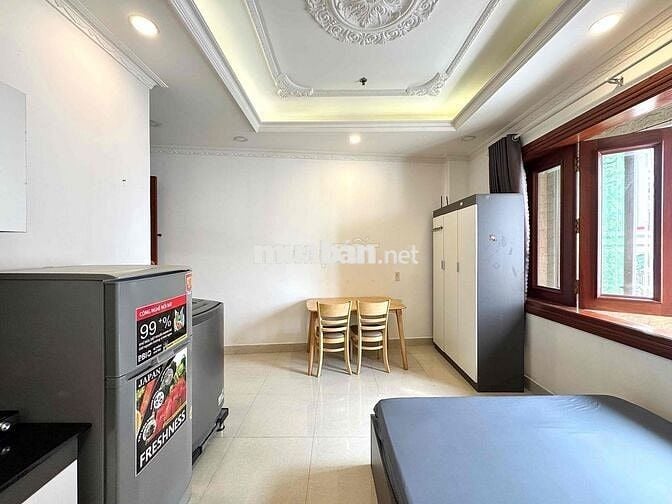 🔥Căn Hộ Studio Full Nội Thất Đón Nắng Thang Máy Gần Chợ Tân Định