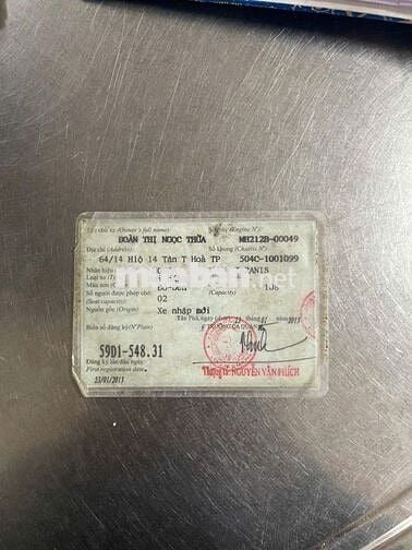 VISION Fi XE NHẬP 2013 TP HỖ TRỢ GÓP OĐ CÓ ĐỖI XE