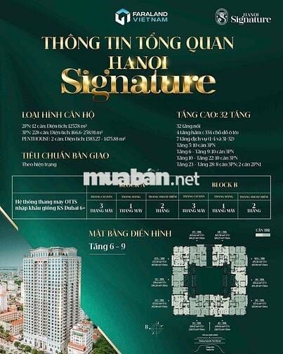 BIỆT PHỦ 250m2, TẦNG TRUNG, VIEW HỒ TÂY.