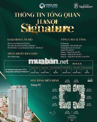 BIỆT PHỦ 250m2, TẦNG TRUNG, VIEW HỒ TÂY.