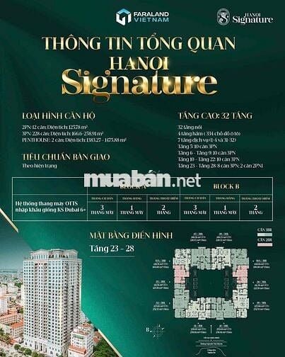 BIỆT PHỦ 250m2, TẦNG TRUNG, VIEW HỒ TÂY.