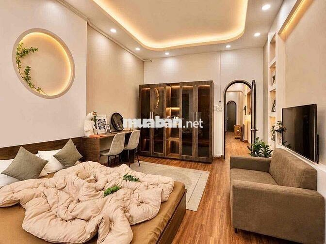 Cho thuê căn 2pn1wc rộng ban công full nt giặt riêng gần Hồng Bàng q5