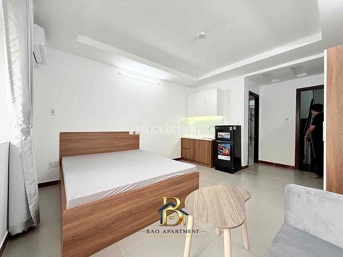 Cho thuê căn hộ dịch vụ mới khai trương, Studio full nội thất ban công
