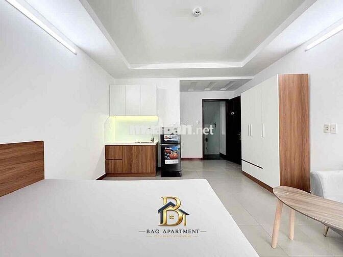 Cho thuê căn hộ dịch vụ mới khai trương, Studio full nội thất ban công