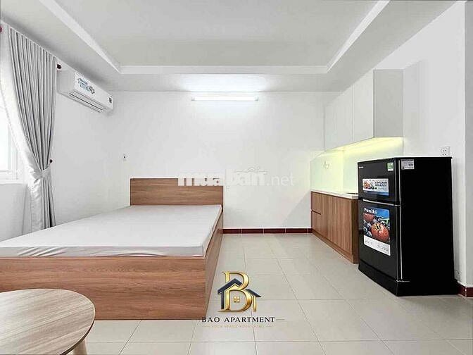 Cho thuê căn hộ dịch vụ mới khai trương, Studio full nội thất ban công