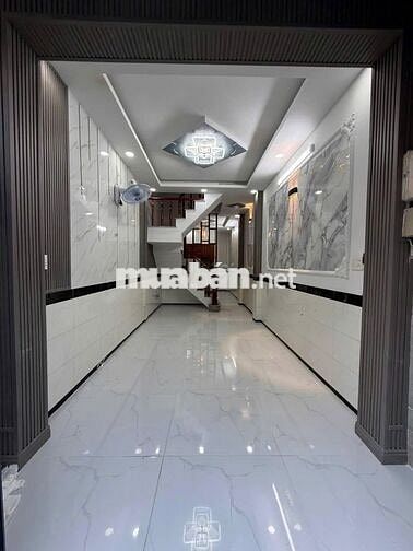 Nhà HIỆP THÀNH 13, hẻm nhựa 4m, 3x12, 2 lầu, 4PN, Nhà cực đẹp