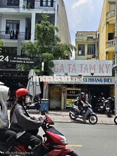 Cho thuê nguyên căn hoặc mb lối đi riêng 83 Hoàng Diệu 2 6x40m
