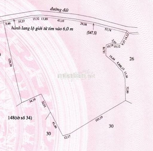 Bán đất cao su 2hec52  đường bê tông liên thông xã vị trí View khá đẹp