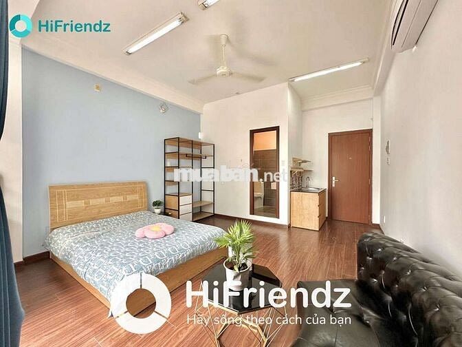 CHO THUÊ GẦN CV HOÀNG VĂN THỤ-STUDIO FULL NỘT THẤT-BAN CÔNG-35M2