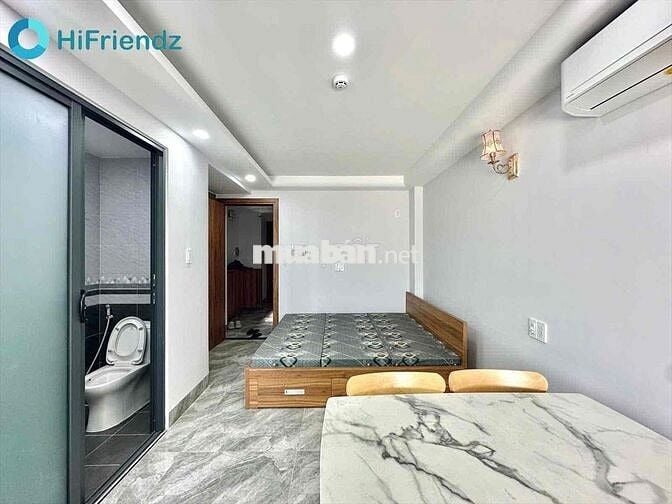 CHO THUÊ CĂN HỘ FULL NỘI THẤT CÓ BAN CÔNG THOÁNG GẦN ĐẠI HỌC VĂN LANG