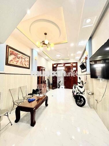 BÁN GẤP NHÀ ĐẸP 4 TẦNG - HẬU GIANG QUẬN 6 - 80M2, 4x20M