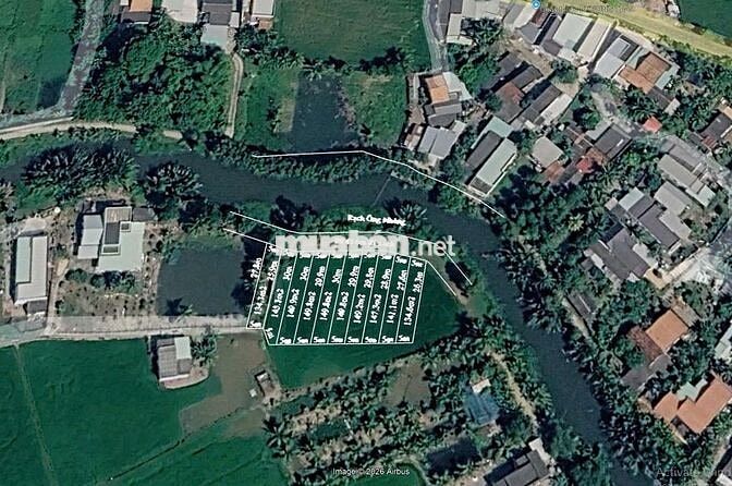 🔥ĐẤT THỔ VIEW KÊNH MÁT MẺ-GIÁ CHỈ 1,29 TỶ 🔥Xã Long Hiệp, huyện Bến Lức
