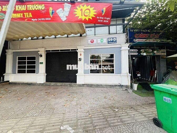 CHO THUÊ NHÀ MẶT TIỀN_  KID ĐƯỜNG SỐ 2_ P, TRƯỜNG THỌ _THỦ ĐỨC _