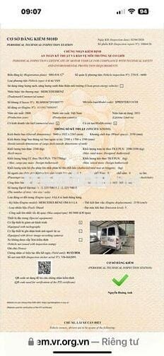 Mercedes-Benz Sprinter 2008 Bạc