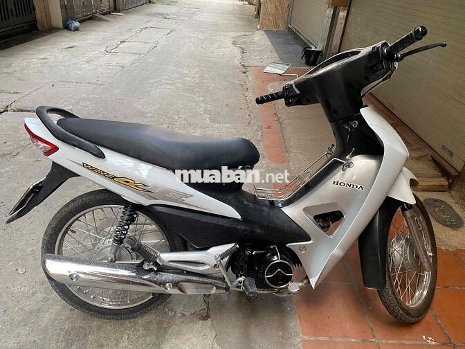 Honda Wave A Trắng bks 30Y7 2587 còn đẹp 8,8tr