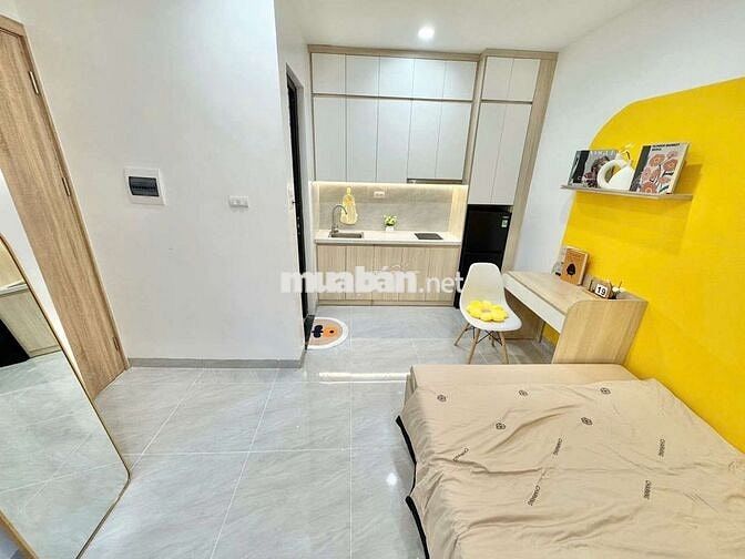 Siêu phẩm CCMN 25m2 Full đồ. ban công, máy giặt riêng tại Hồ Ba Mẫu