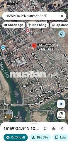 Bán lô đất đường Việt Bắc - Tân Trà