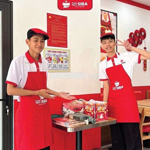 CƠM NGON SIBA QUẬN 7 TUYỂN PHỤC VỤ & PHỤ BẾP