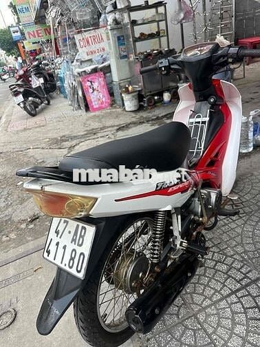 Sirius 50cc 2019 Đỏ trắng. BS 47 cavet đầy đủ