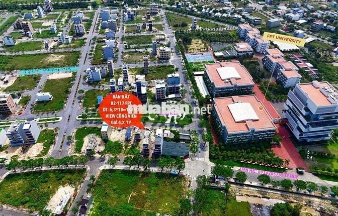 ☘️ CHUYỂN NHƯỢNG LÔ ĐẤT 112M2 VIEW CÔNG VIÊN | CÁCH ĐẠI HỌC FPT 50m