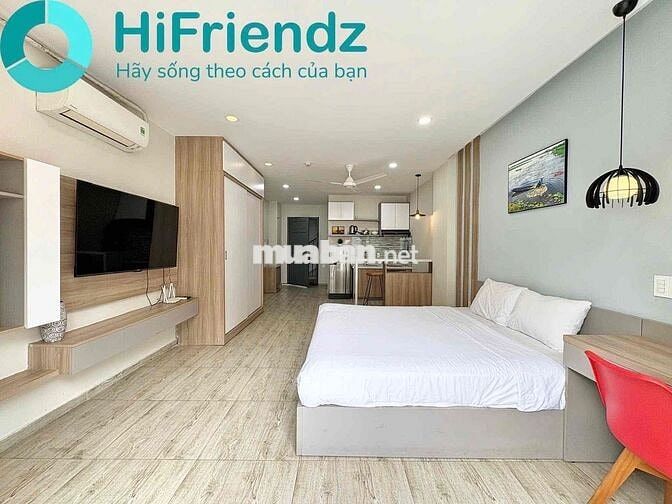 Studio Bancol Mới 100% Thiết kế hiện đại gần Ngã tư hàng xanh