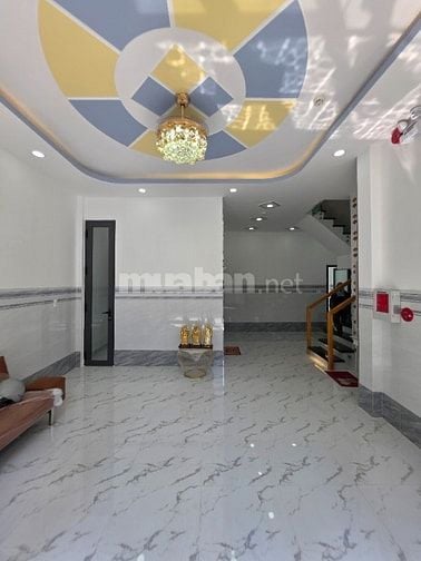 Bán nhà xây mới HXH thẳng 1 trục 58/1H Phan Văn Trị, P12, Bình Thạnh