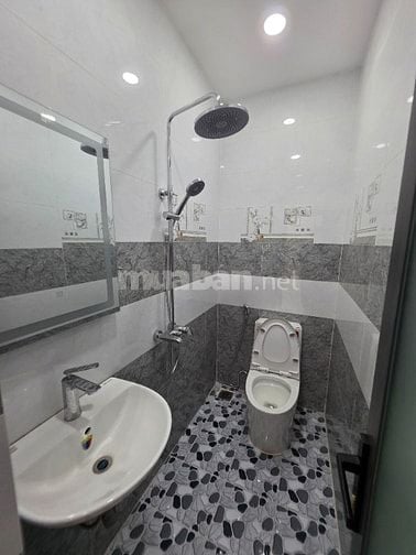 Bán nhà xây mới HXH thẳng 1 trục 58/1H Phan Văn Trị, P12, Bình Thạnh