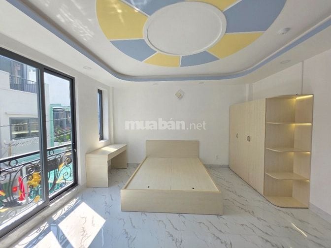 Bán nhà xây mới HXH thẳng 1 trục 58/1H Phan Văn Trị, P12, Bình Thạnh
