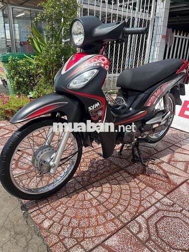 SYM Angela 50cc Đỏ Đen Xe số cho học sinh đi học