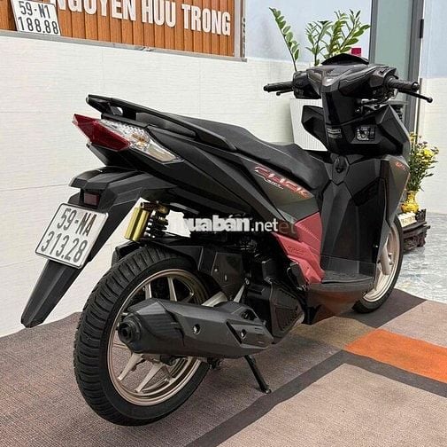 Honda Click Thái 2017 Đen nhám